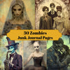 Zombies Junk Journal Pages