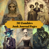 Zombies Junk Journal Pages