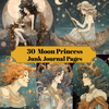 Moon Princess Junk Journal Pages
