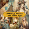 Vintage Princess Junk Journal Pages