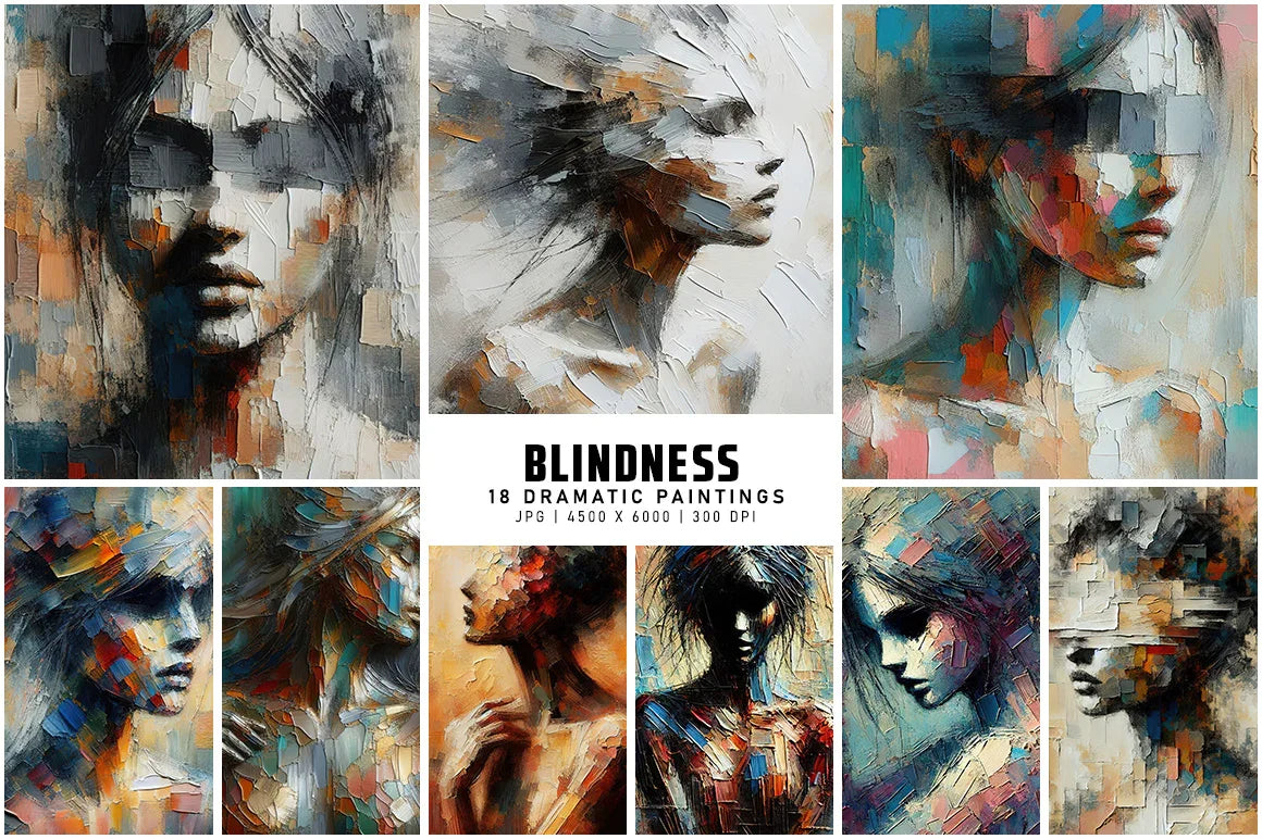 Blindness - Wall Art - CraftNest - Digital Crafting and Art