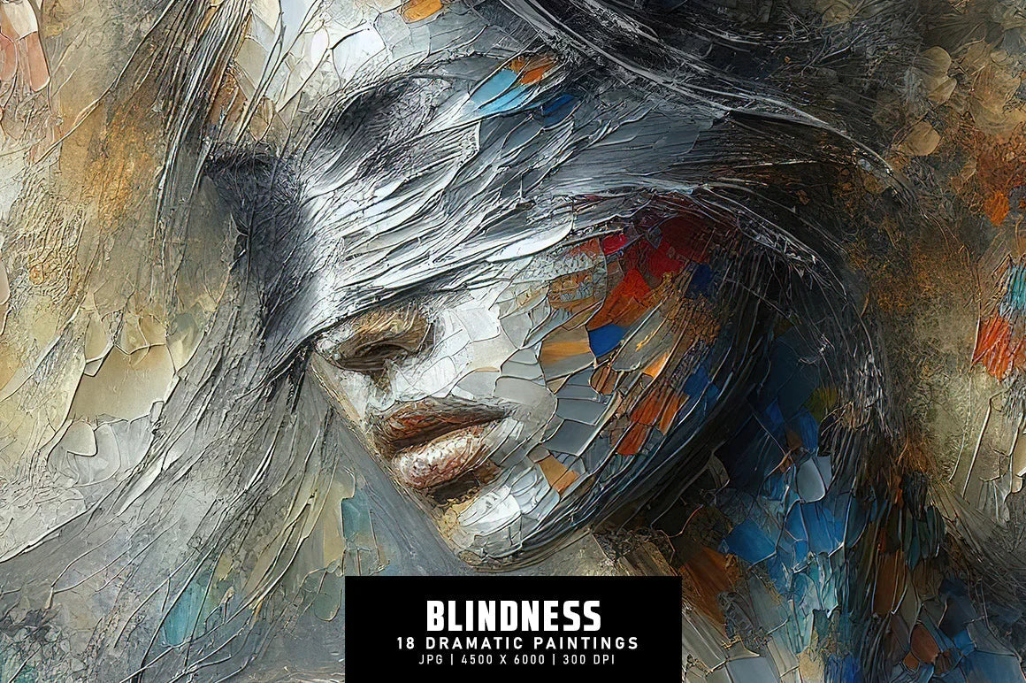 Blindness - Wall Art - CraftNest - Digital Crafting and Art