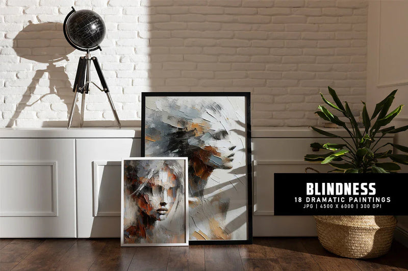 Blindness - Wall Art - CraftNest - Digital Crafting and Art
