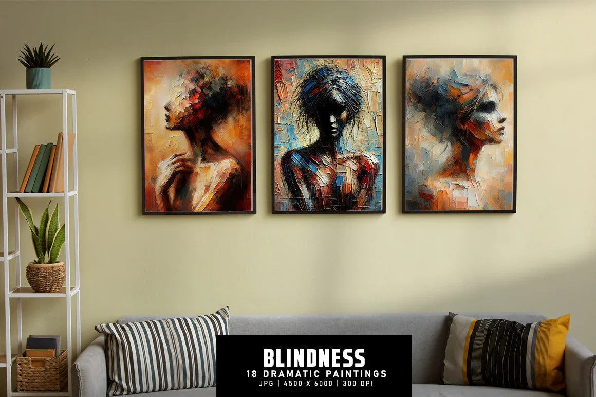 Blindness - Wall Art - CraftNest - Digital Crafting and Art