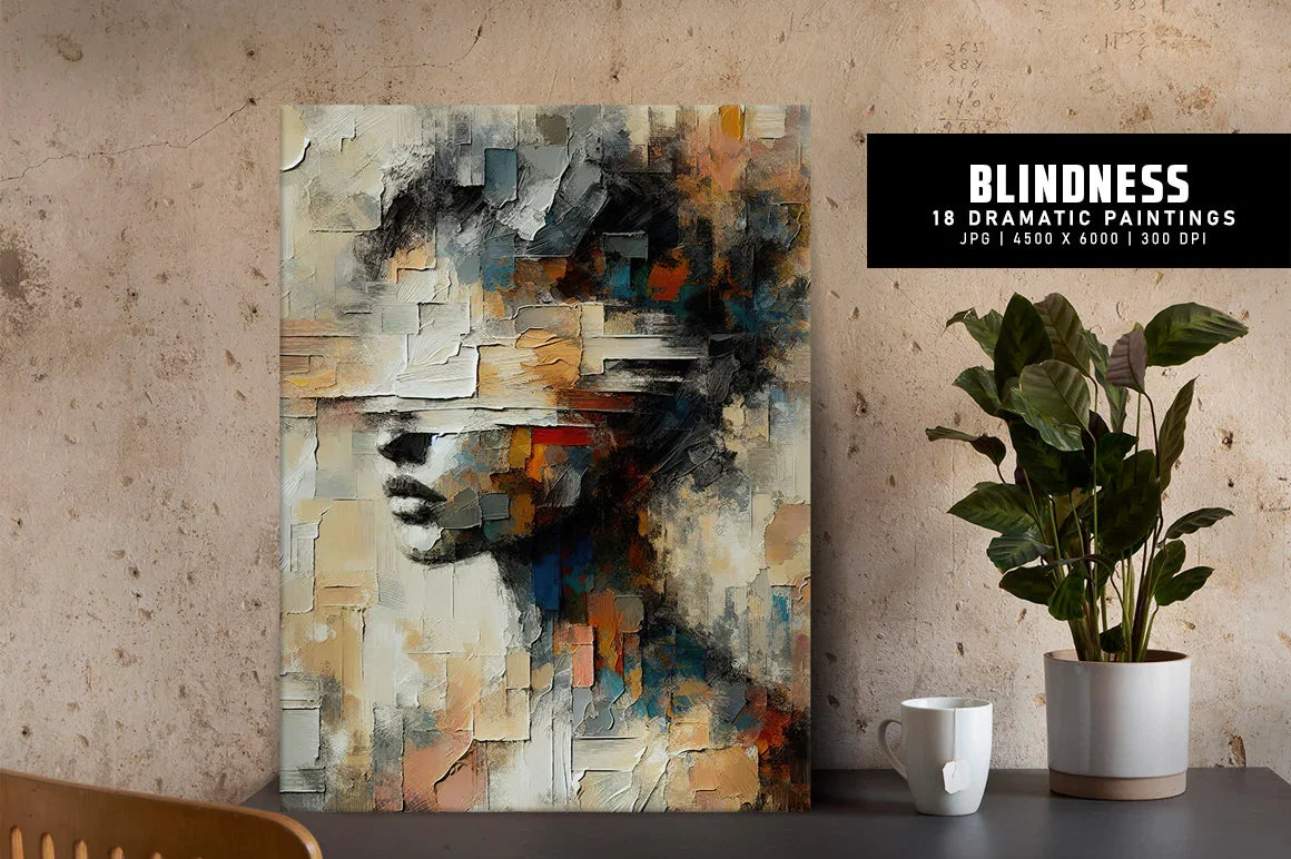 Blindness - Wall Art - CraftNest - Digital Crafting and Art