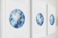 Blue Disco Balls Clipart Bundle - CraftNest - Digital Crafting and Art
