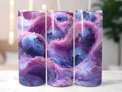 Blueberry 1 Tumbler Wrap - CraftNest - Digital Crafting and Art