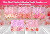 Blush Floral Tumbler Seamless Clipart Bundle