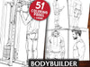 Bodybuilder Coloring Books