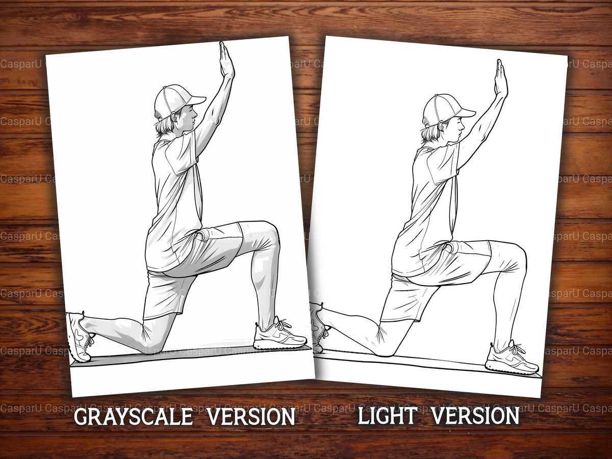 Bodybuilder Coloring Books - CraftNest - Digital Crafting and Art
