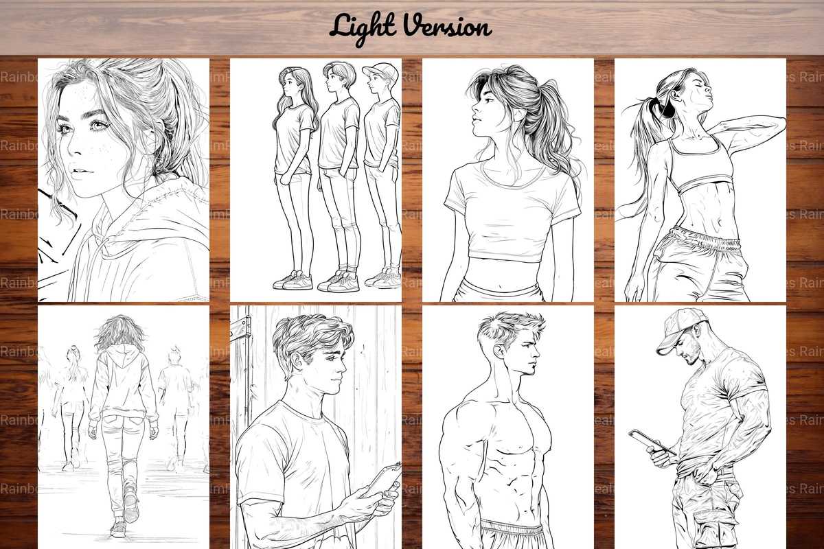 Bodybuilder Coloring Books - CraftNest - Digital Crafting and Art