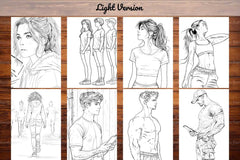 Bodybuilder Coloring Books - CraftNest - Digital Crafting and Art