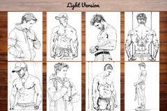 Bodybuilder Coloring Books - CraftNest - Digital Crafting and Art