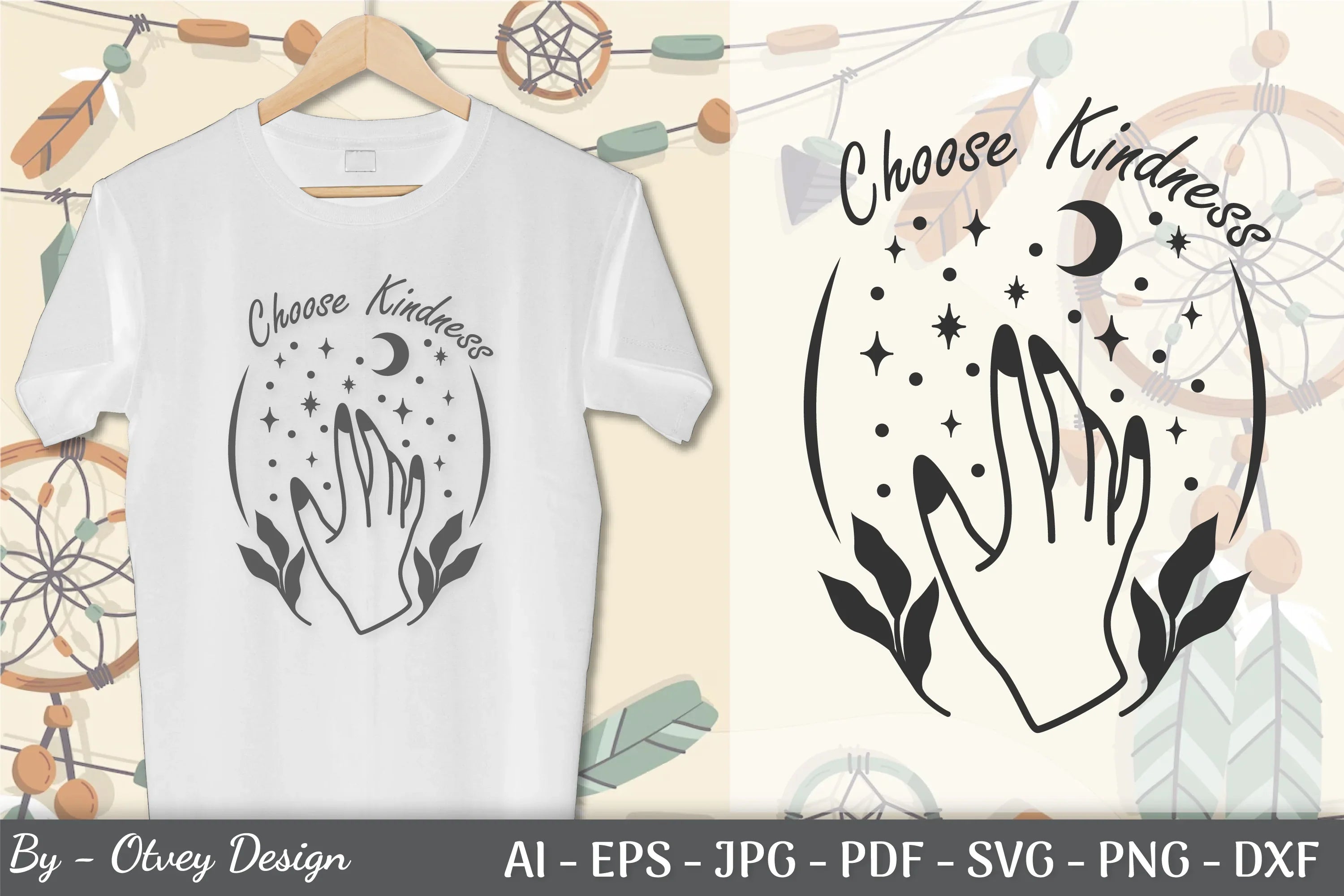 Boho Celestial SVG Bundle 16 - CraftNest - Digital Crafting and Art
