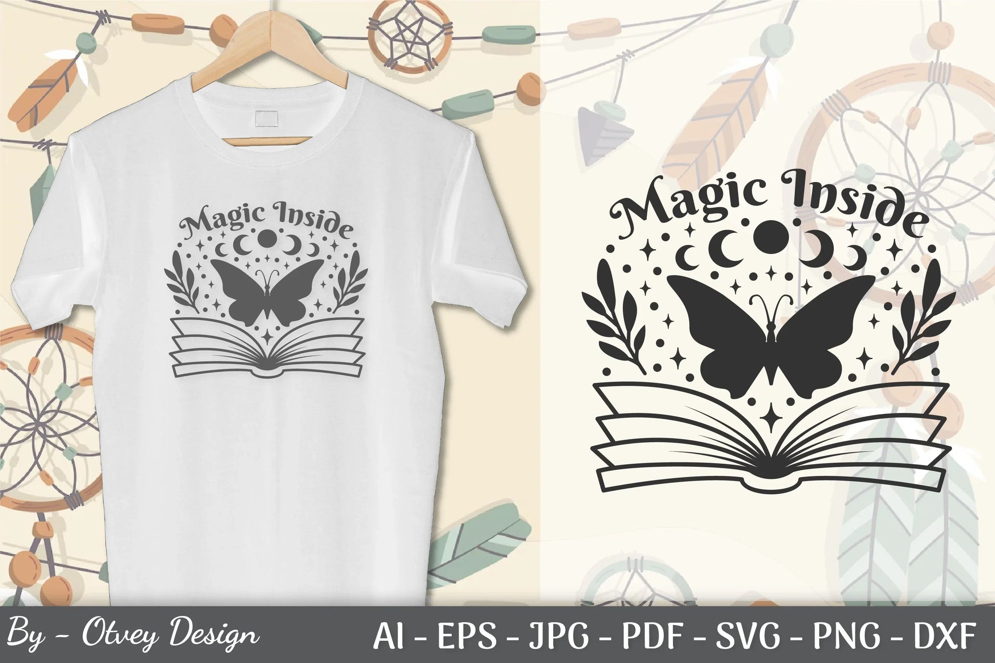 Boho Celestial SVG Bundle 7 - CraftNest - Digital Crafting and Art