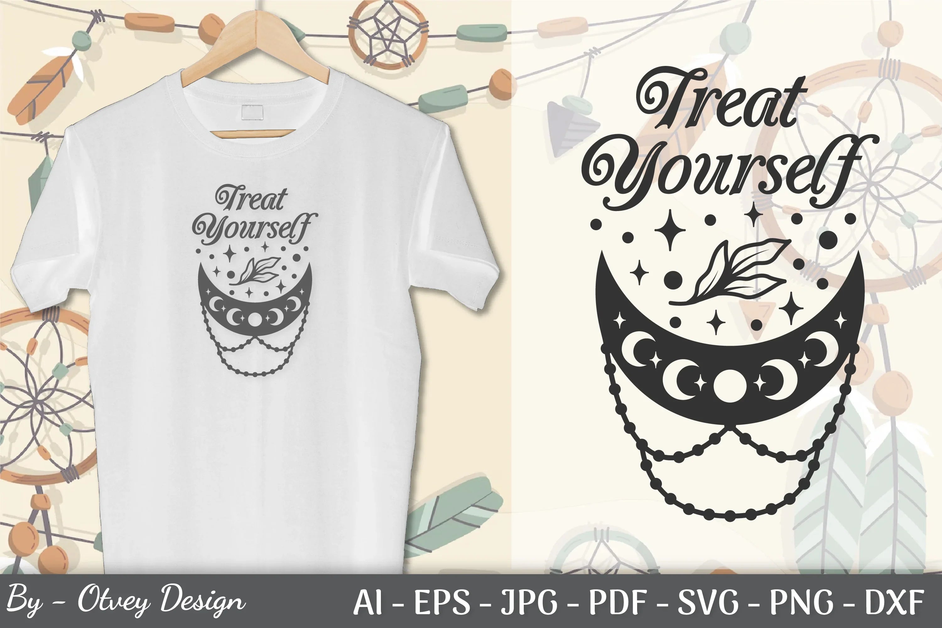 Boho Celestial SVG Bundle 10 - CraftNest - Digital Crafting and Art