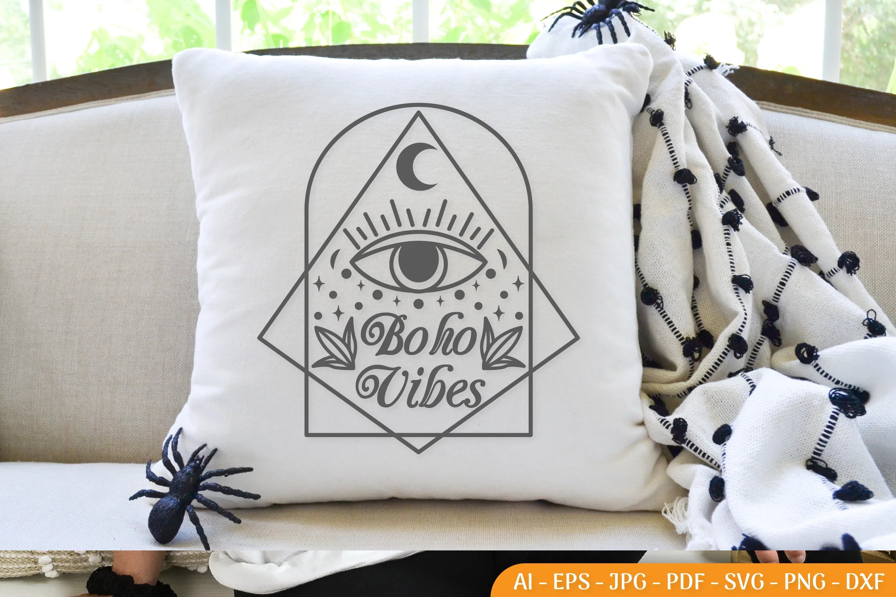 Boho Celestial SVG Bundle 18 - CraftNest - Digital Crafting and Art