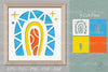 Boho Rainbow 3D Light Box Clipart Bundle