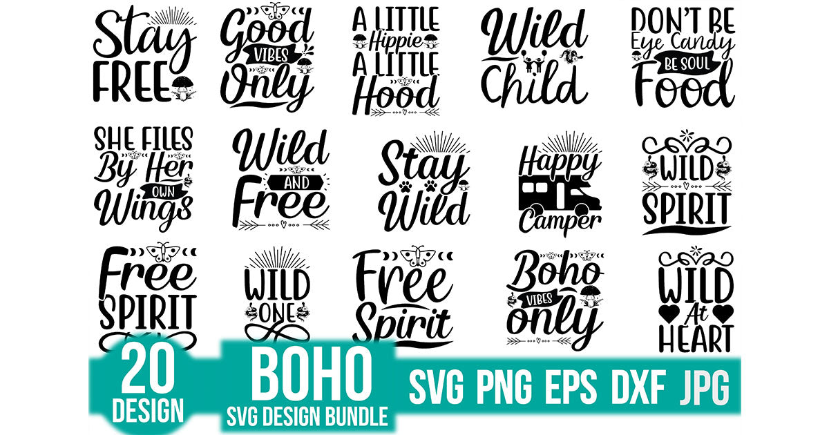 Boho SVG Bundle