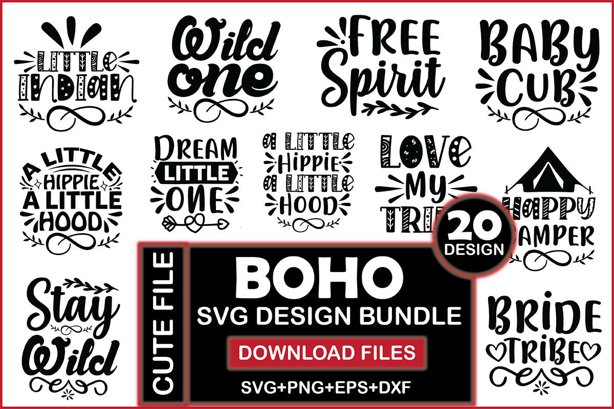Boho SVG Bundle 1