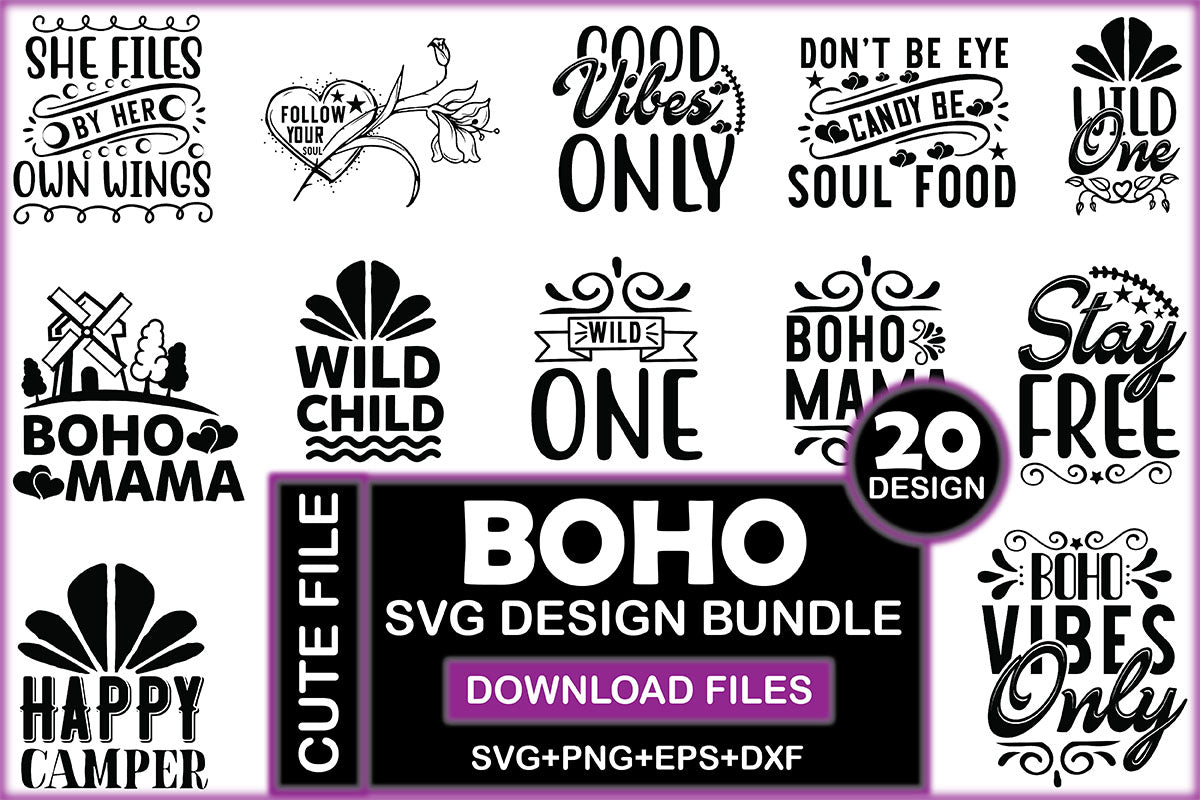 Boho SVG Bundle 2