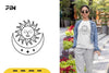 Boho Sun and Moon SVG Bundle