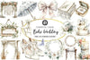Boho Wedding Clipart Bundle