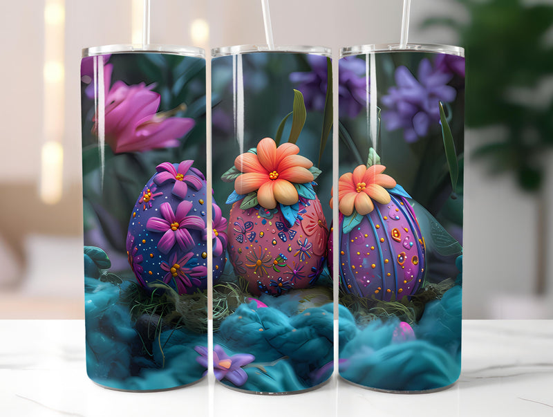 Boho Easter 2 Tumbler Wrap - CraftNest