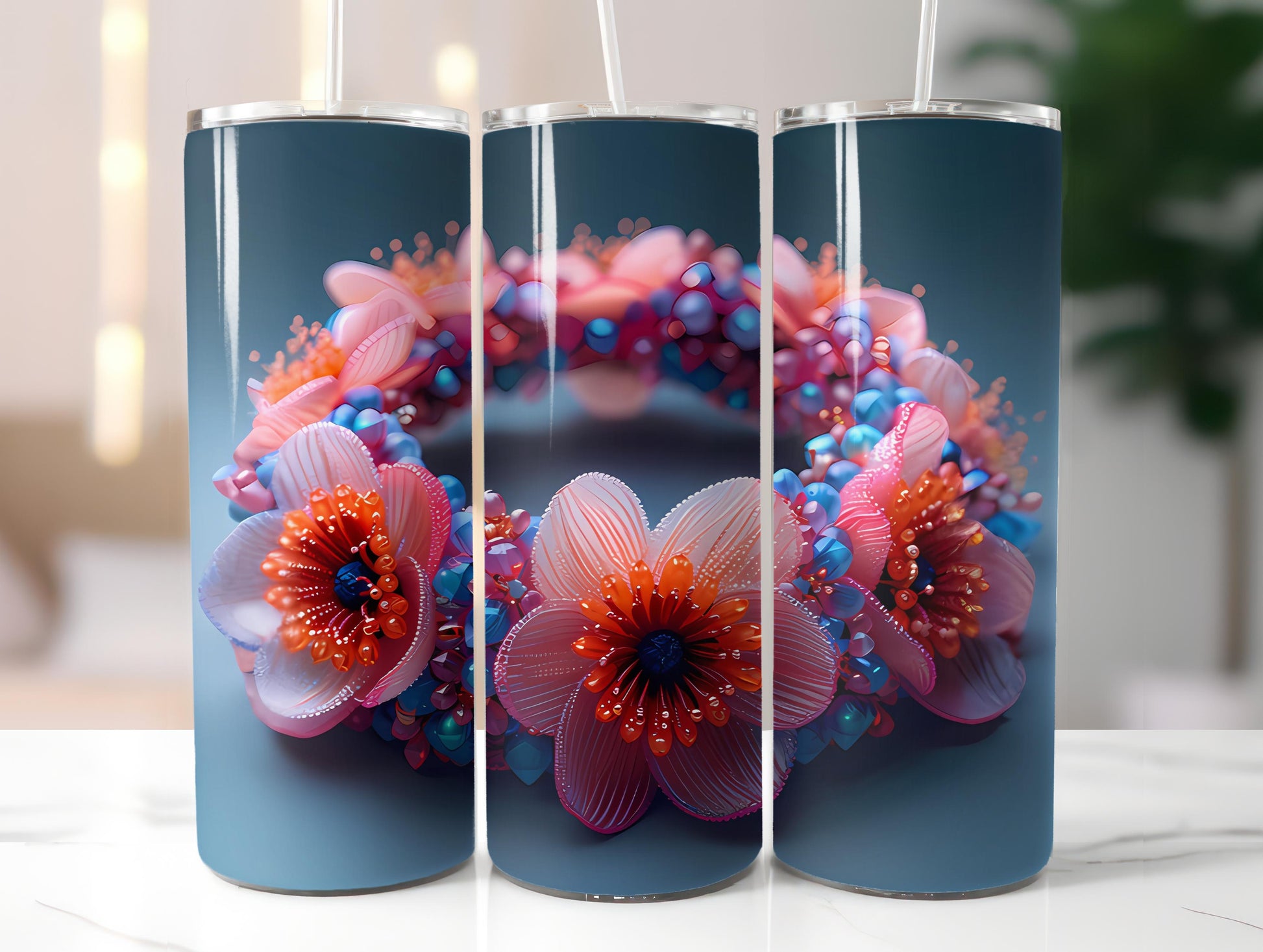 Boho Easter 2 Tumbler Wrap - CraftNest