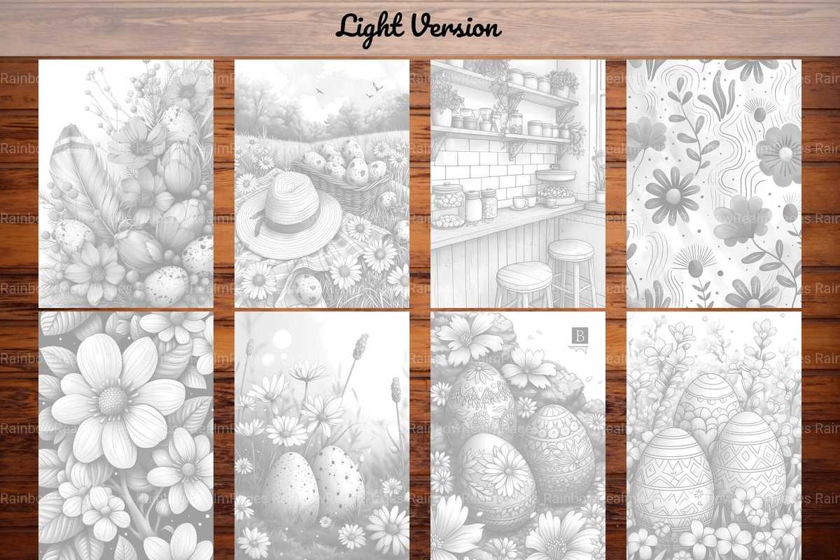 Boho Easter Coloring Books - CraftNest
