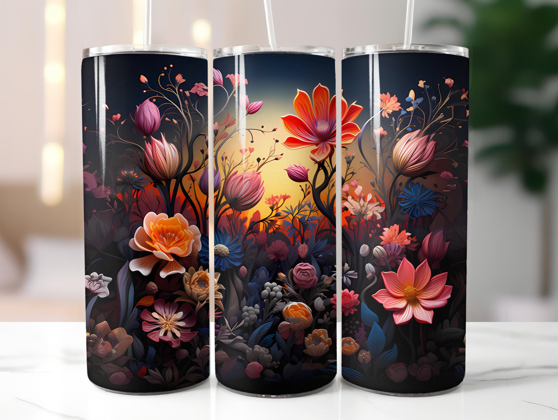 Boho Spring 4 Tumbler Wrap - CraftNest