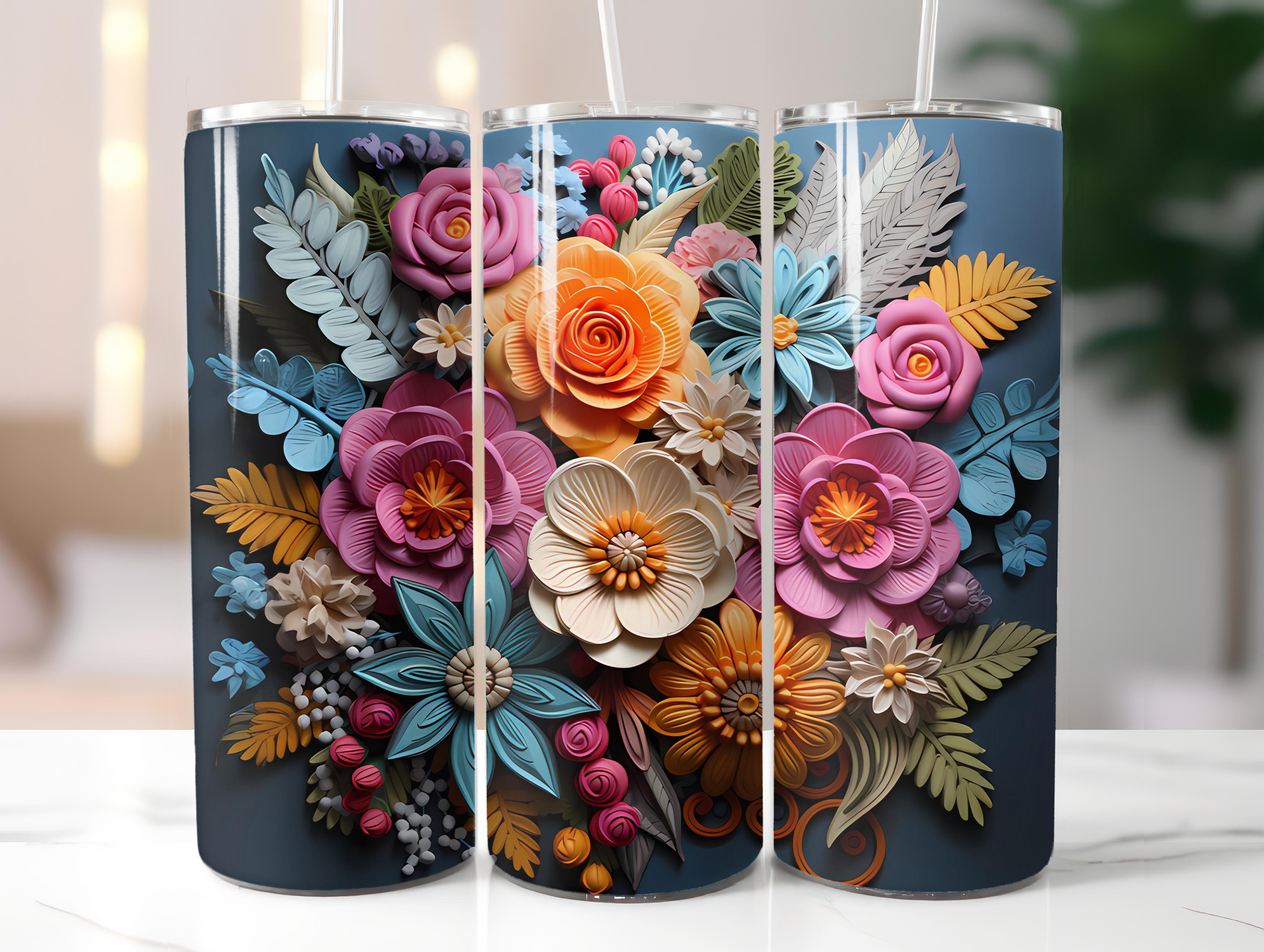 Boho Spring 2 Tumbler Wrap - CraftNest
