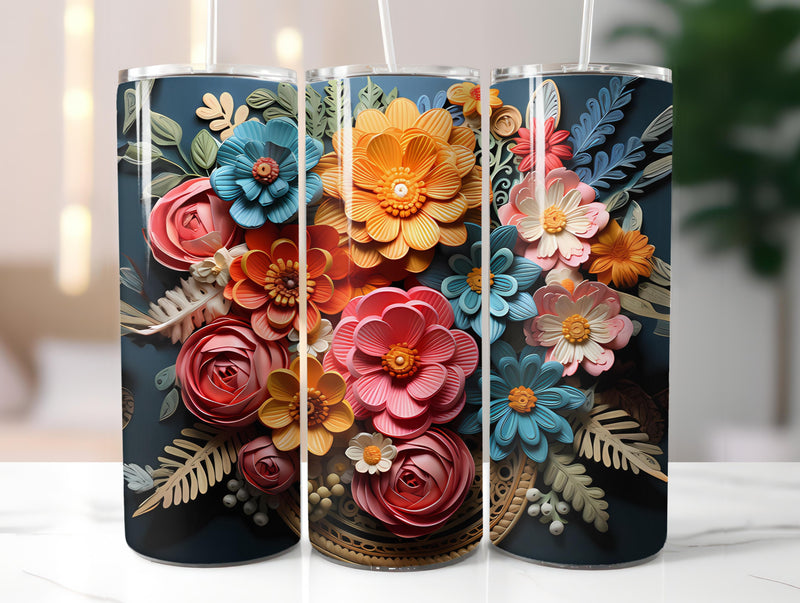 Boho Spring 4 Tumbler Wrap - CraftNest