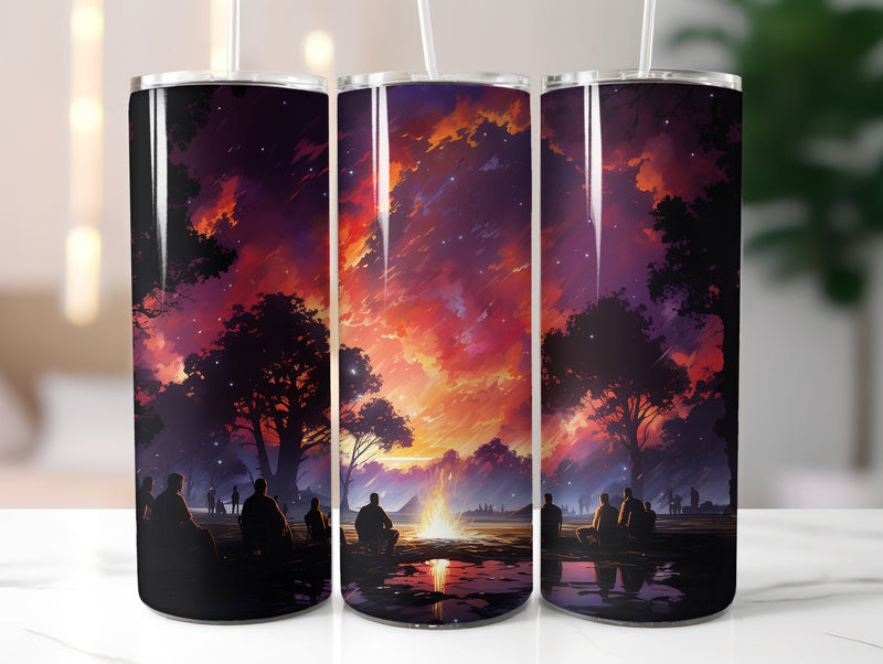 Bonfire Gatherings Tumbler Wrap - CraftNest