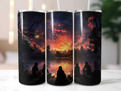 Bonfire Gatherings Tumbler Wrap - CraftNest