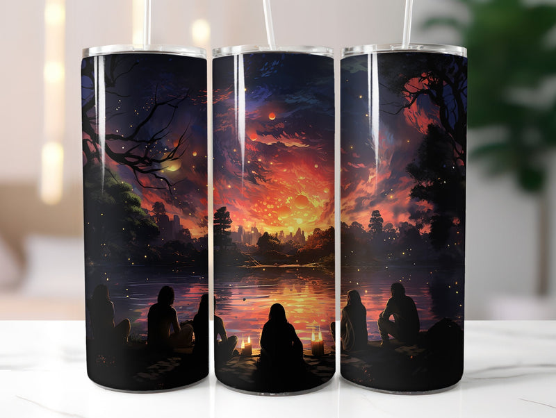Bonfire Gatherings Tumbler Wrap - CraftNest