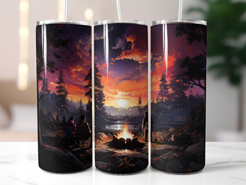 Bonfire Gatherings Tumbler Wrap - CraftNest