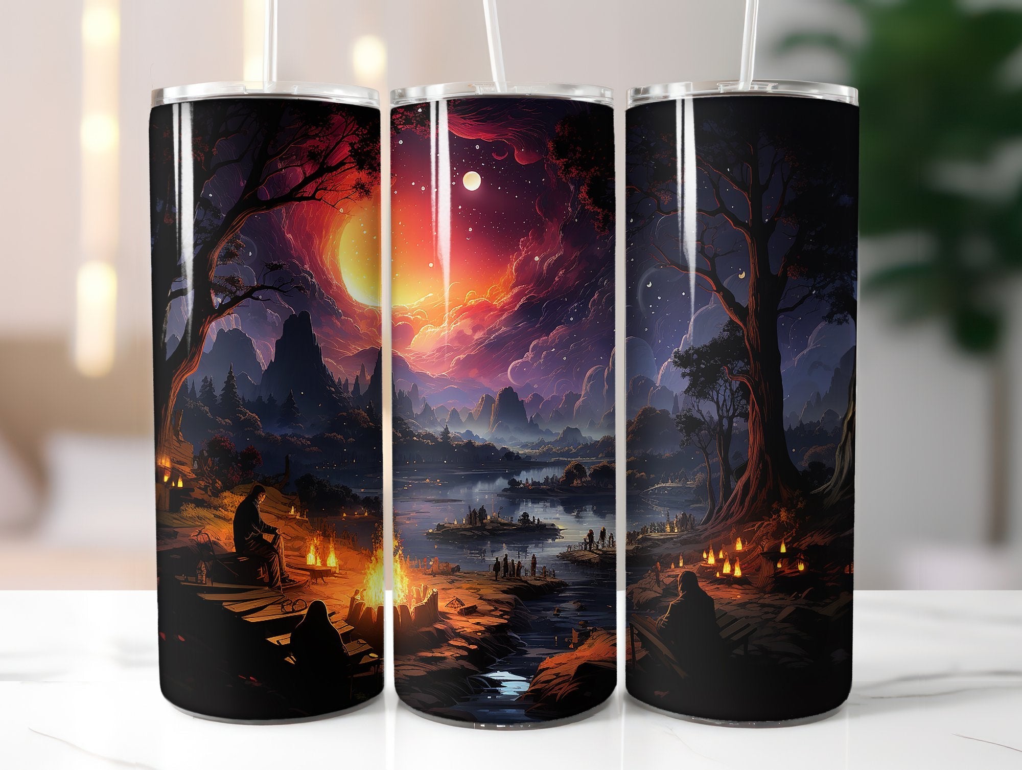 Bonfire Gatherings Tumbler Wrap - CraftNest