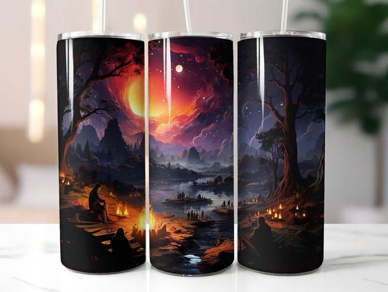 Bonfire Gatherings Tumbler Wrap - CraftNest