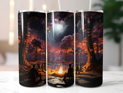 Bonfire Gatherings Tumbler Wrap - CraftNest
