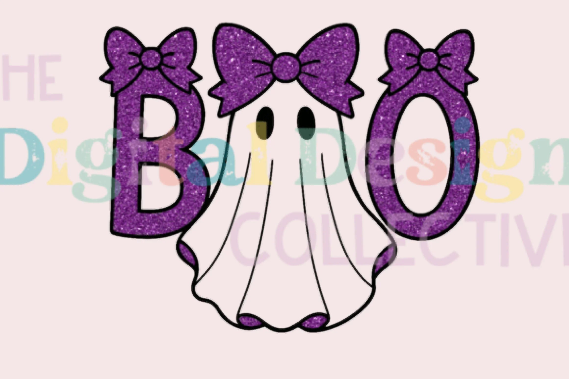 Cute Boo Ghost Coquette Halloween Clipart Bundle - CraftNest - Digital Crafting and Art