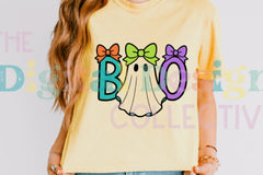 Cute Boo Ghost Coquette Halloween Clipart Bundle - CraftNest - Digital Crafting and Art