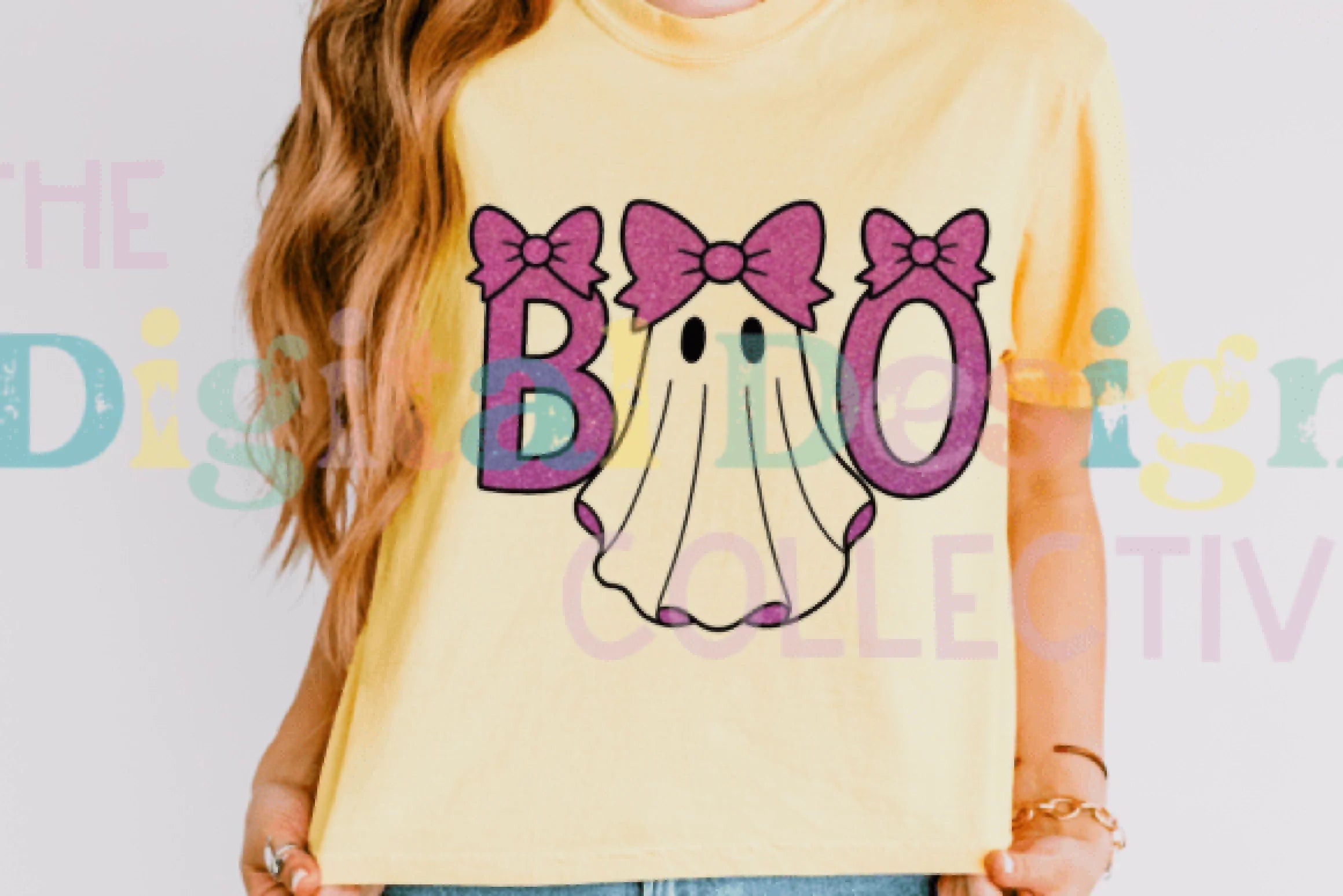 Cute Boo Ghost Coquette Halloween Clipart Bundle - CraftNest - Digital Crafting and Art