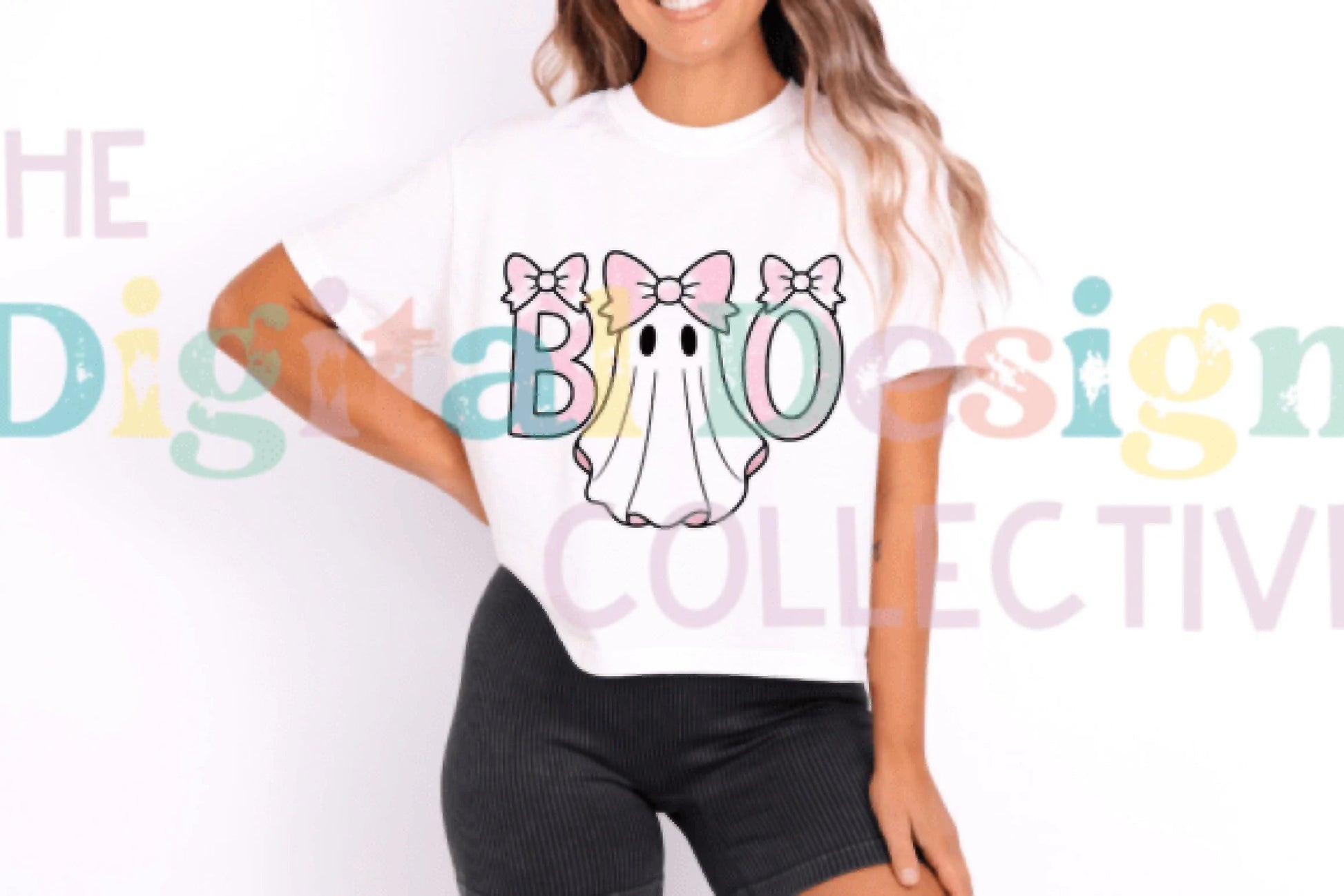 Adorable Boo Ghost Coquette Halloween Clipart Bundle - CraftNest - Digital Crafting and Art