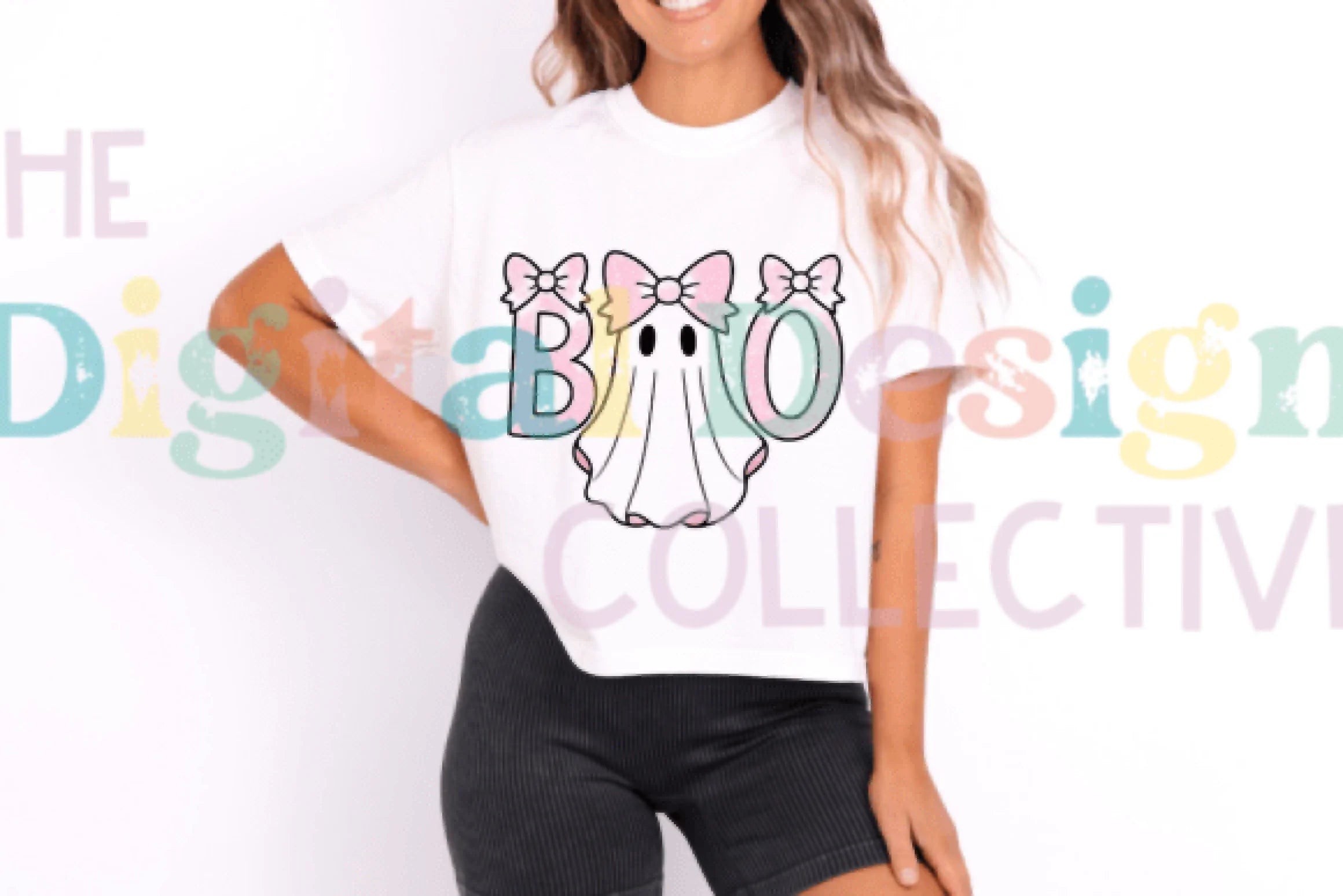 Adorable Boo Ghost Coquette Halloween Clipart Bundle - CraftNest - Digital Crafting and Art