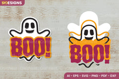 Boo Halloween Lasercut SVG Bundle - CraftNest - Digital Crafting and Art