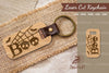 Boo Laser Cut Keychain Clipart Bundle