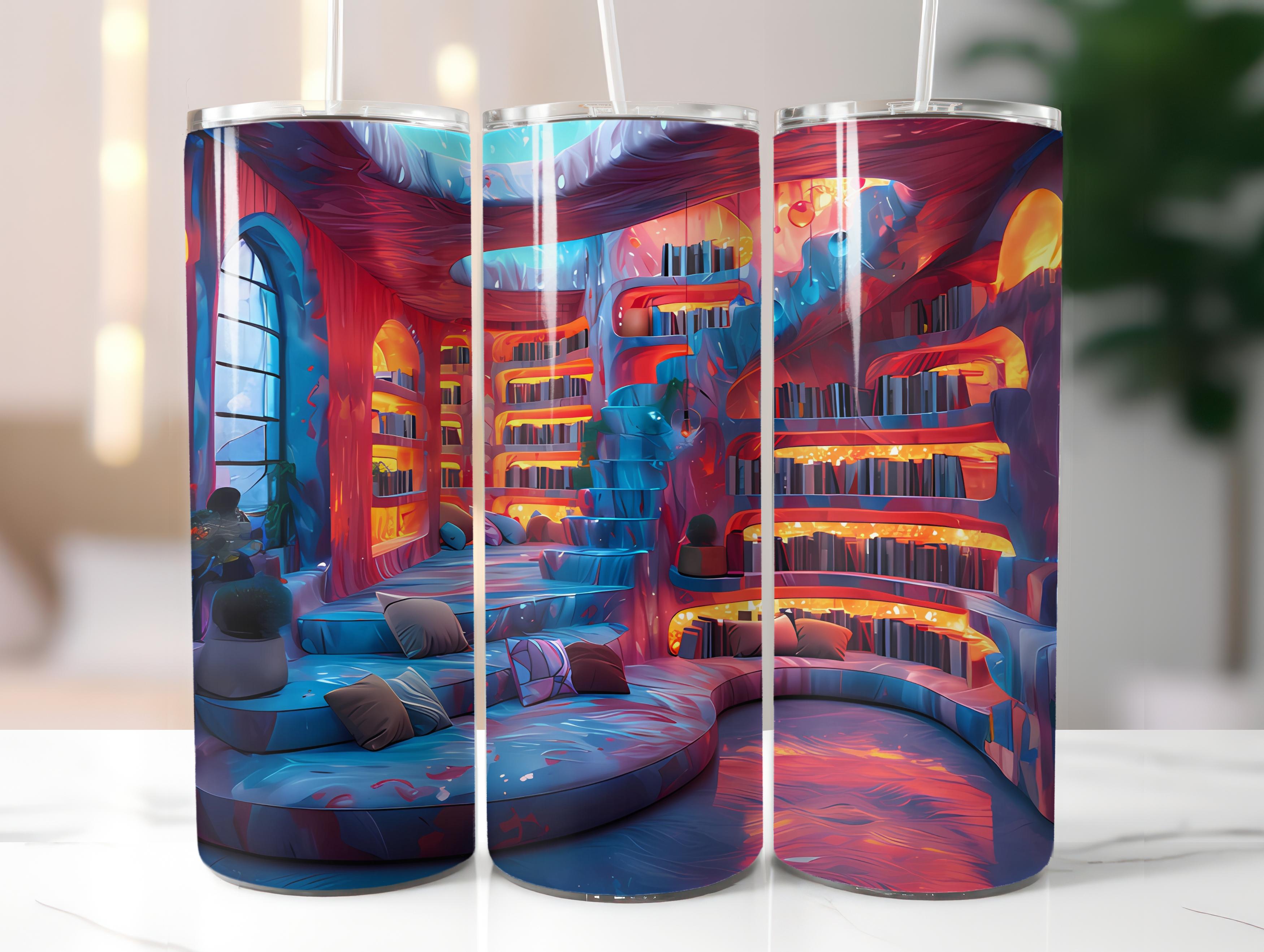Book Clubs 3 Tumbler Wrap - CraftNest - Digital Crafting and Art