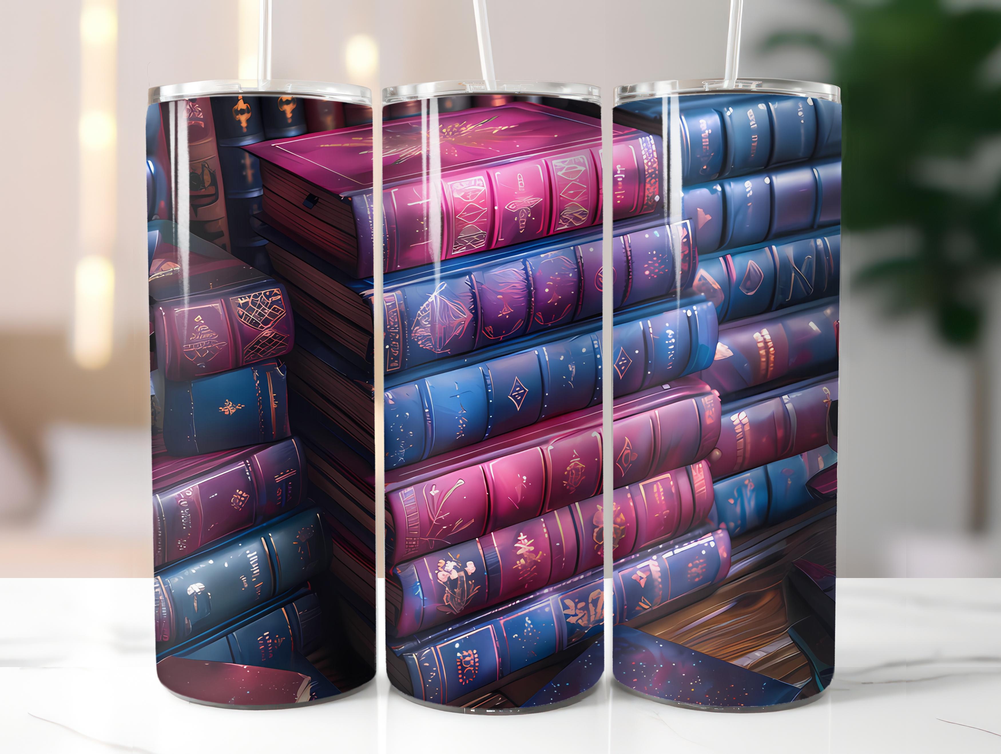 Book Clubs 2 Tumbler Wrap - CraftNest - Digital Crafting and Art