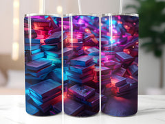 Book Clubs 2 Tumbler Wrap - CraftNest - Digital Crafting and Art